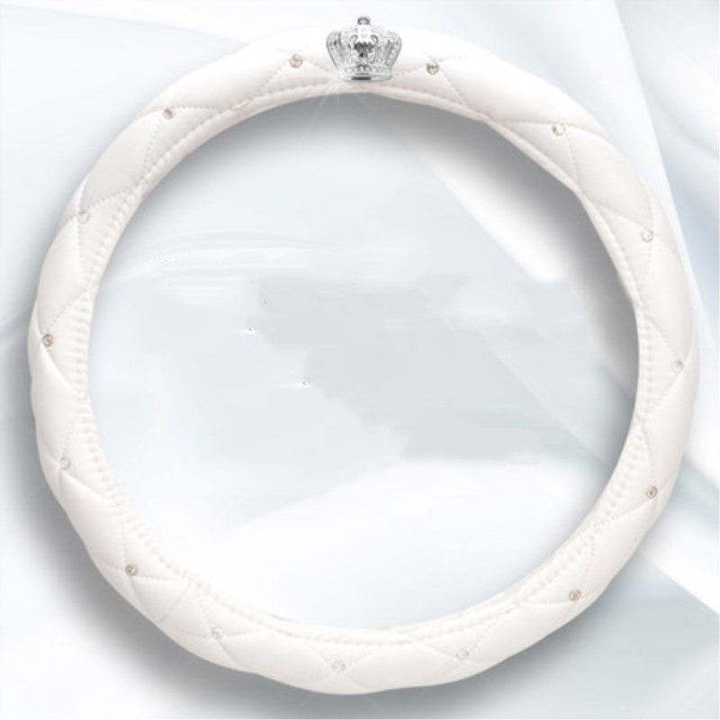 Carzona Women's Steering Wheel Cover Car Accessories Handle Cover