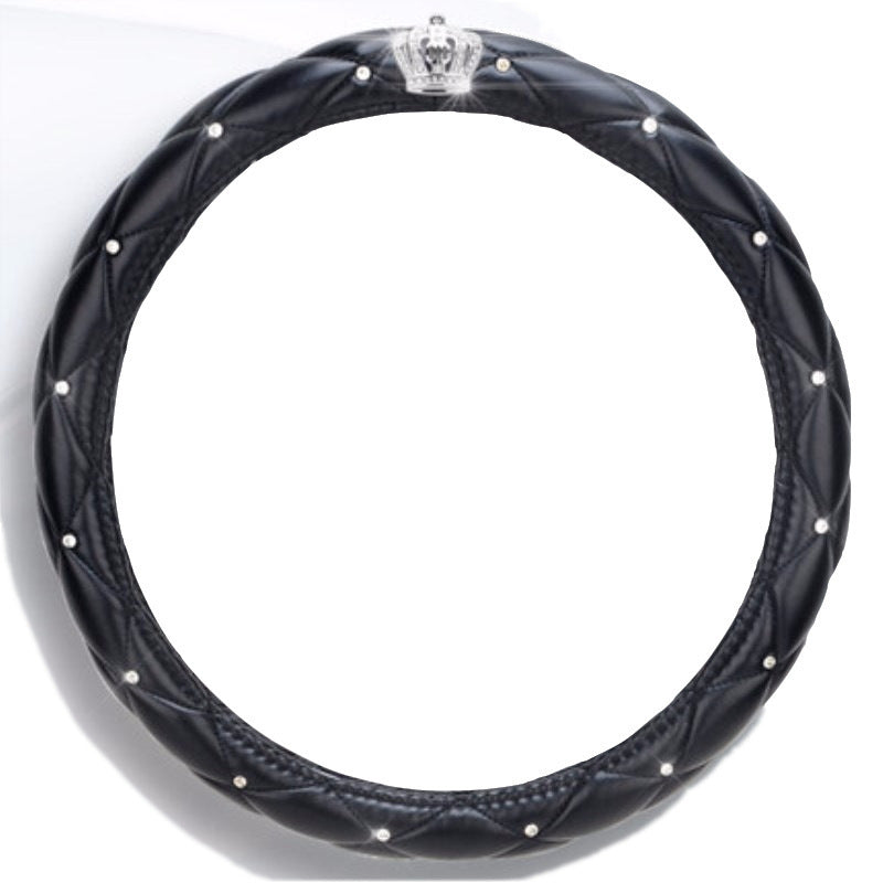 Carzona Women's Steering Wheel Cover Car Accessories Handle Cover