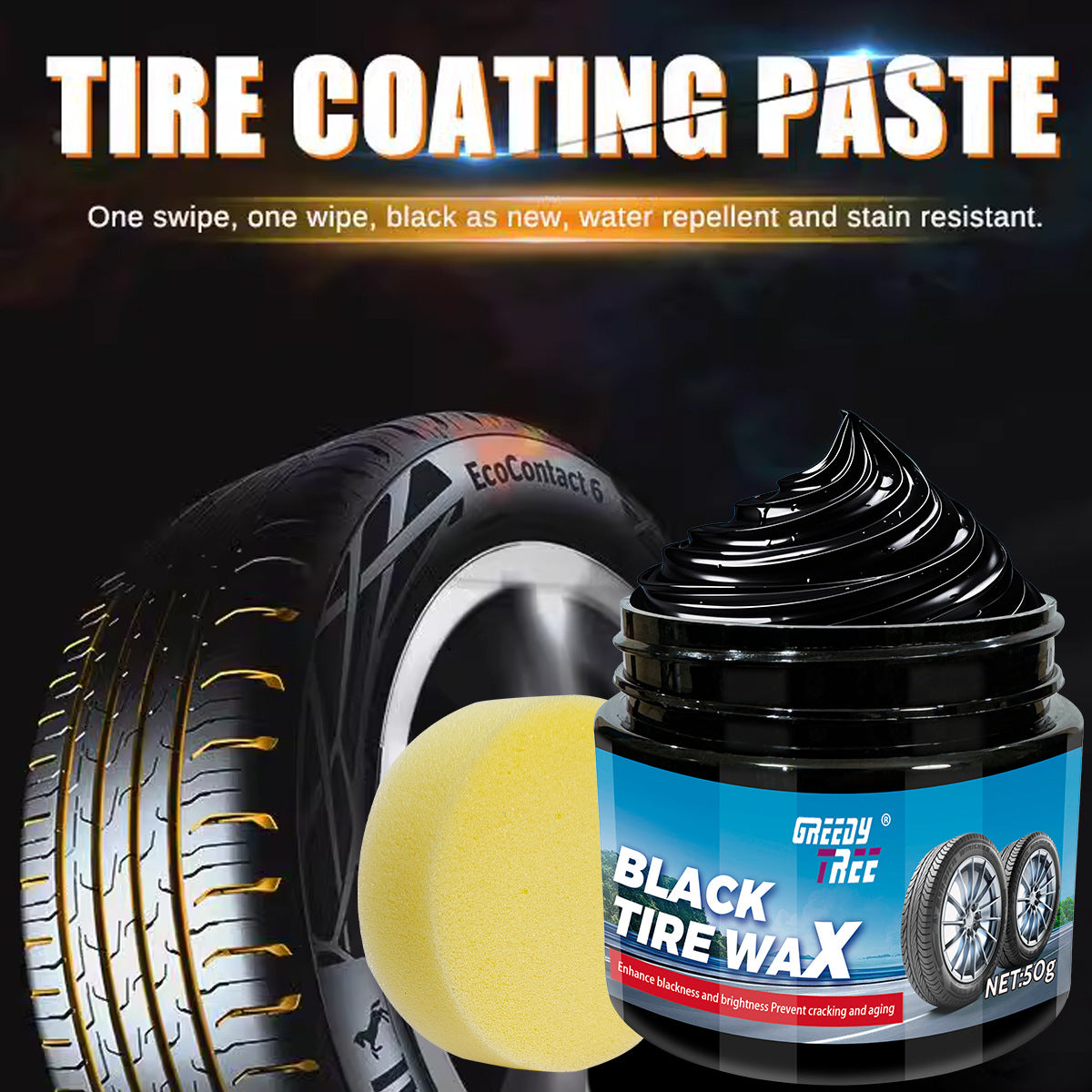 Car Tire Long Shiny Waterproof Anti-Aging Brightening Cream
