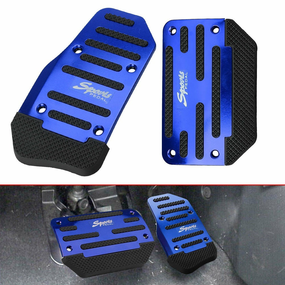 Durable aluminum alloy foot pedal pads for accelerator and brake