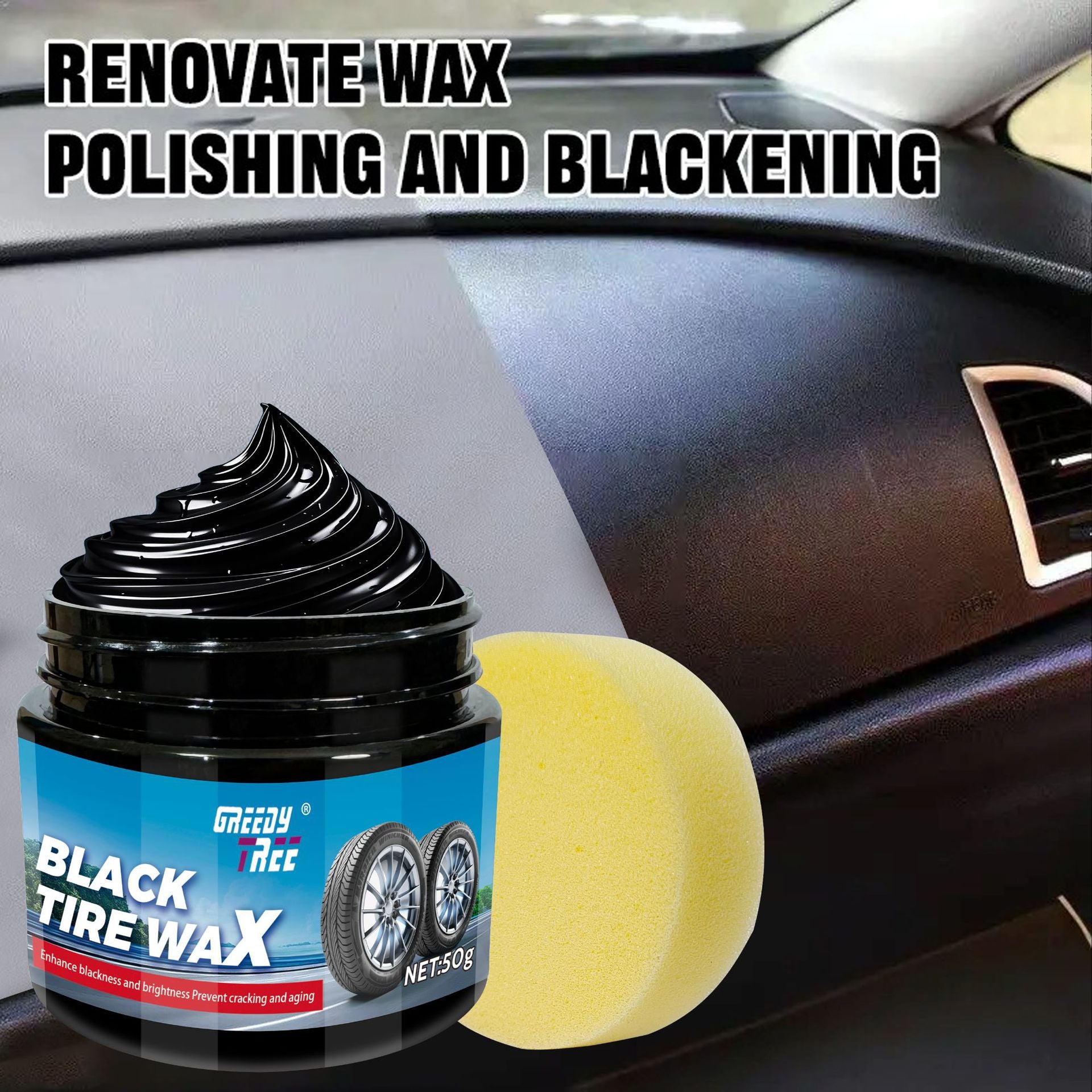 Car Tire Long Shiny Waterproof Anti-Aging Brightening Cream