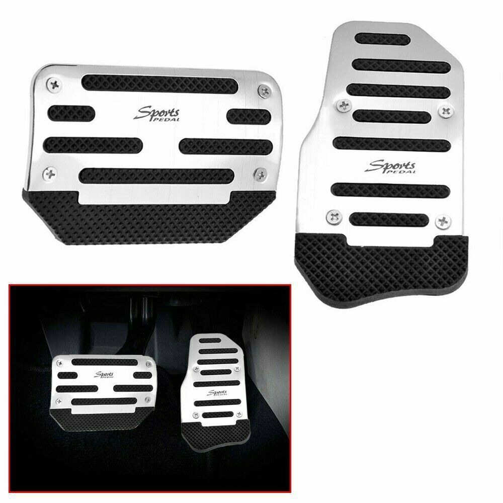 Sport style aluminum alloy car pedals non-slip brake and gas